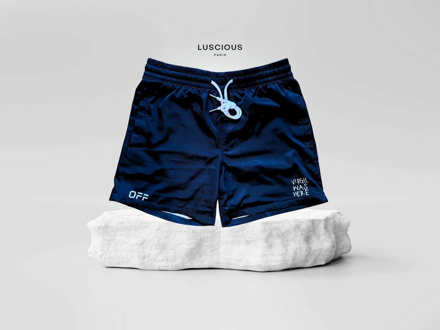 VIRGIL ABLOH INSPIRED Pyrex CUSTOM Original Fly-Tech Designer StreetWear Luxury Fashion Style Activewear Shorts