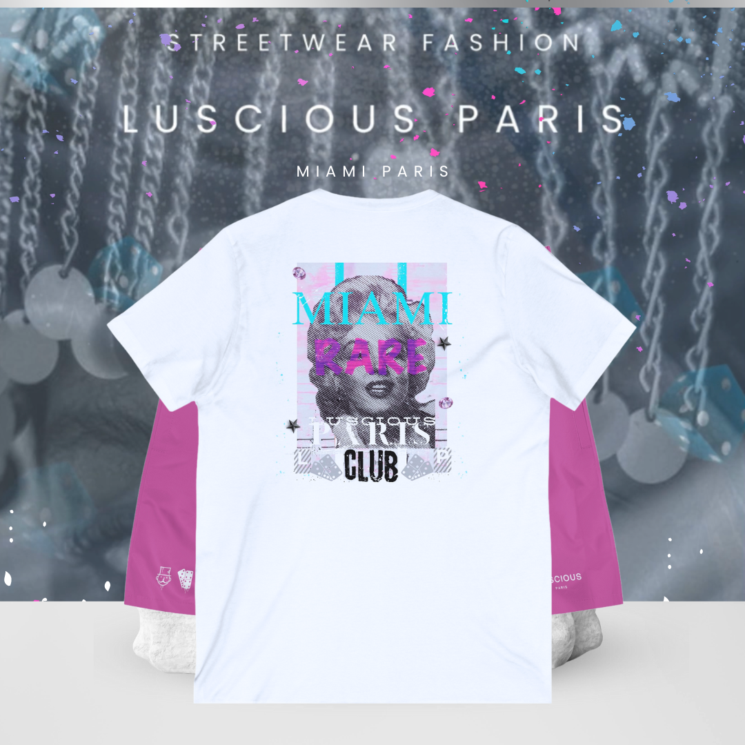 Luscious Paris OG Pink Fly-Tech V1 Designer Streetwear Luxury Style Pink Fashion Shorts