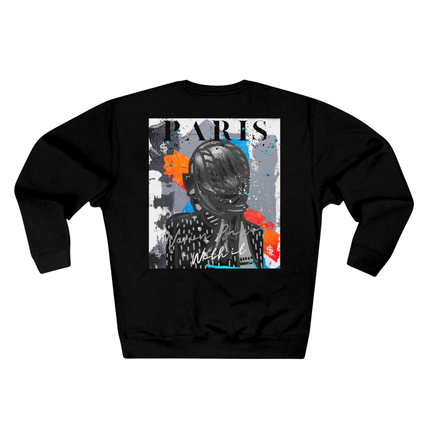 Moncler Lavish Black Luscious Paris Luxury Style Crewneck Designer Streetwear Fashion Sweatshirt-Virgil Inspired