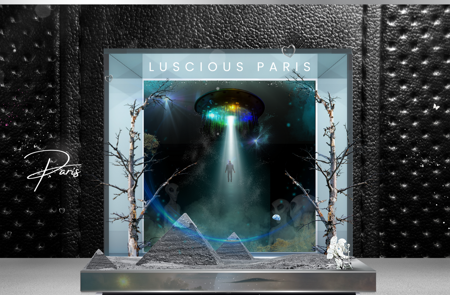 New UAP Custom Style VOGUE Inspired Designer Luscious Paris Luxury V1 Style Streetwear UFO Hoodie