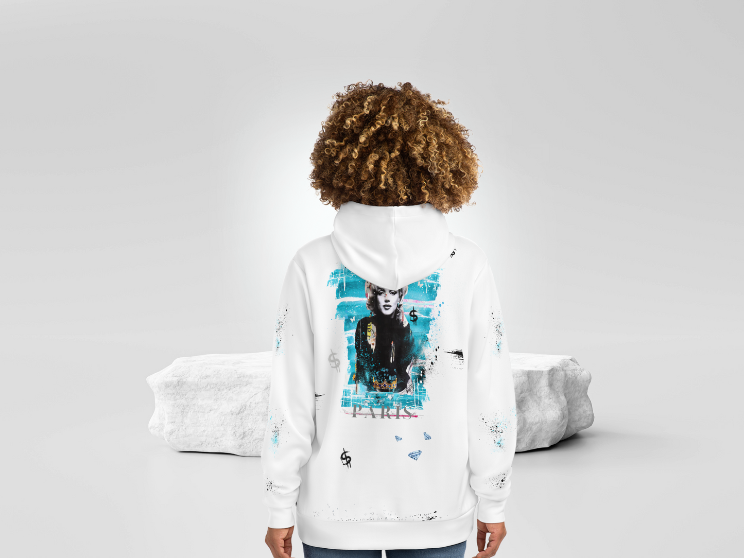 The CALI Monroe Cookies And Cream Vision Vogue Designer Luscious Paris V Series Streetwear Vintage Style Fashion Hoodie