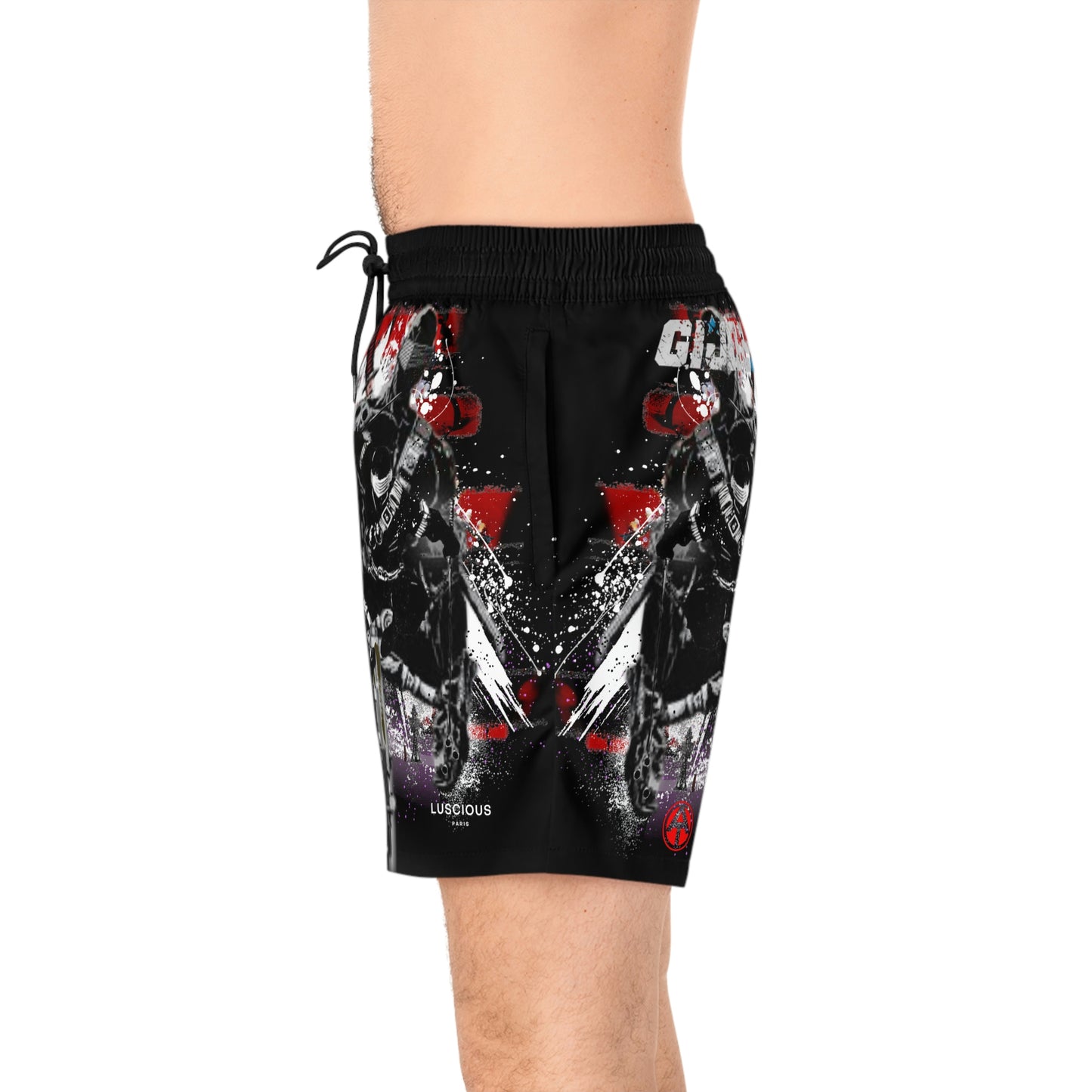 G. I Joe Designer Snake Eyes Luscious Paris Fly-Tech Luxury Style Streetwear V1 Fashion Shorts