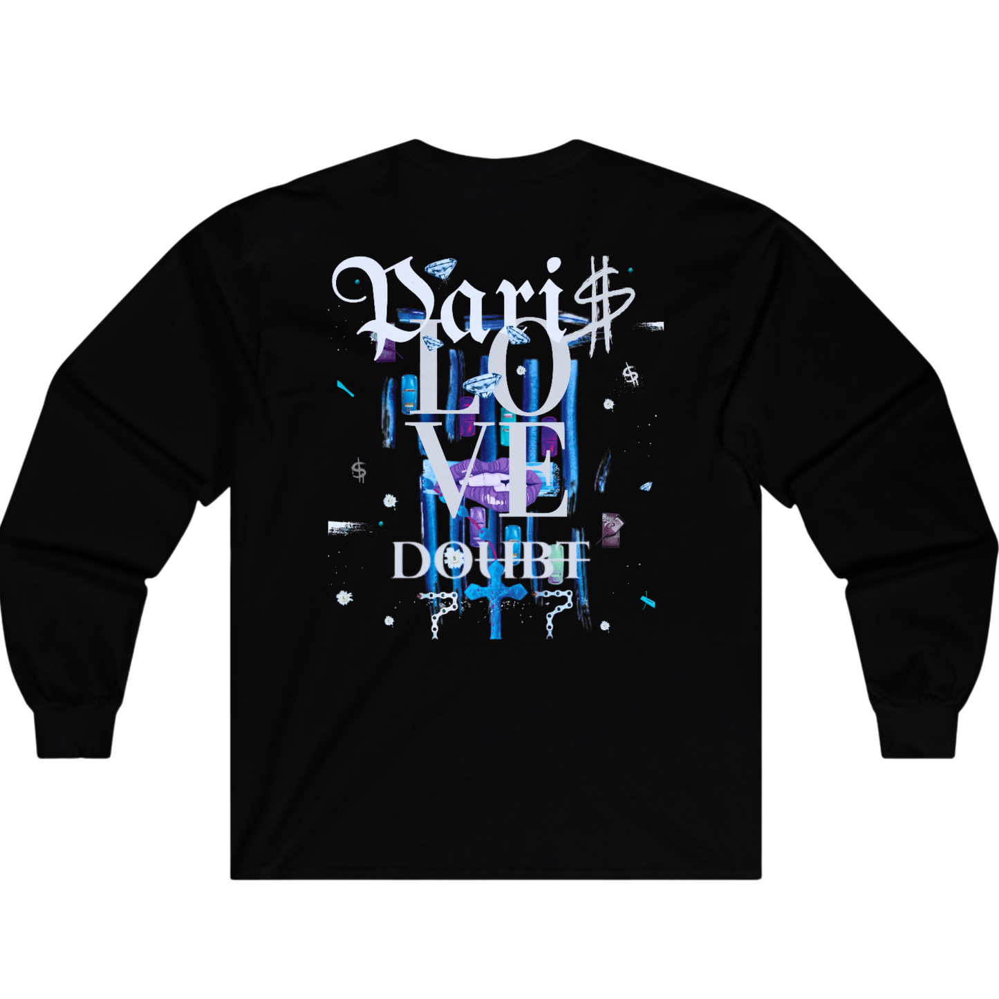 Louis Paris Vintage Style Luscious Paris Luxury Fitted Black Designer Long Sleeve Streetwear Fashion Timeless Shirt