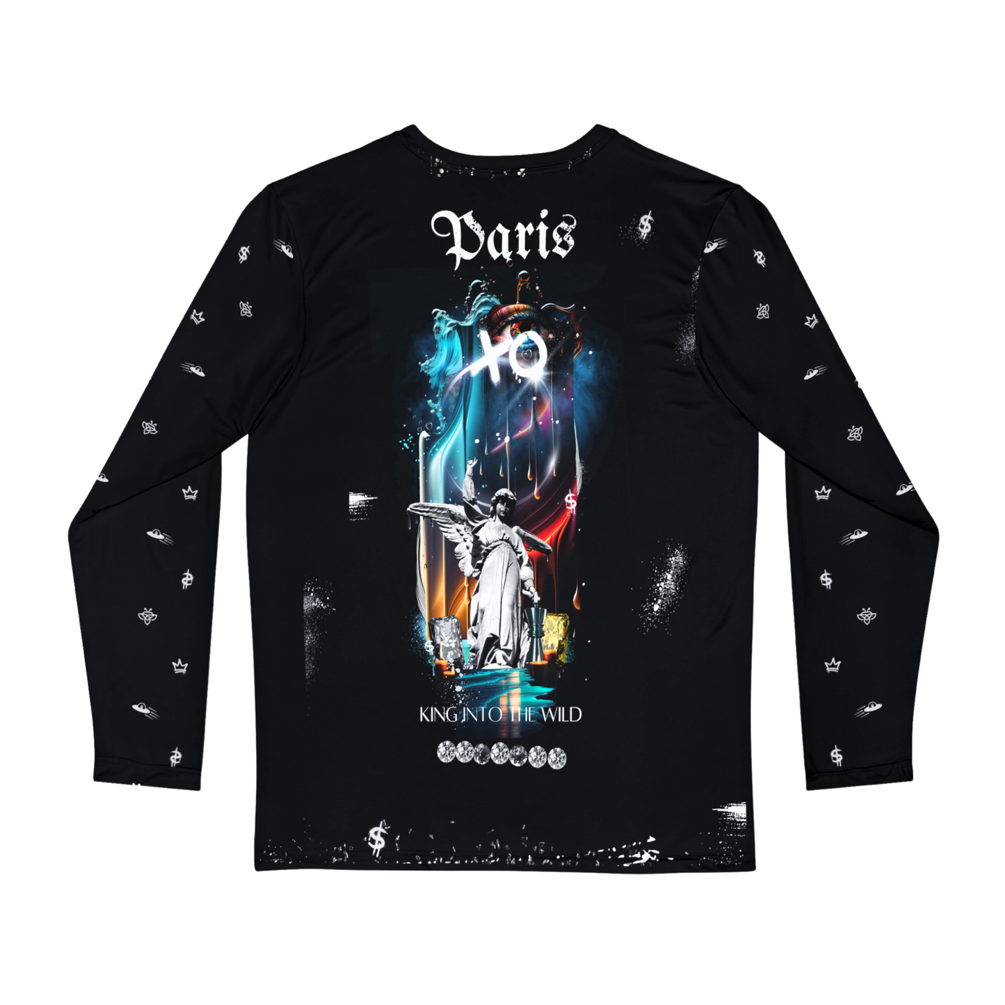 King Into The Wild- Designer Long-Sleeve Style Luscious Paris Streetwear Fashion Luxury Shirt-Lavish Collection