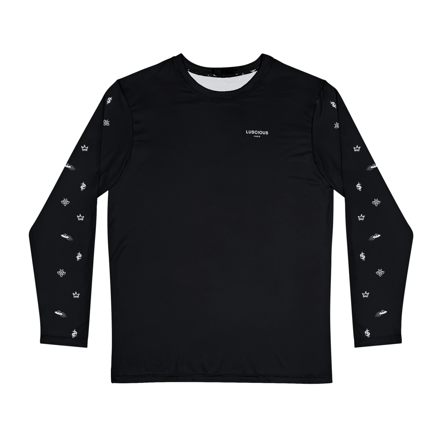 MARILYN MONROE Luscious Paris Lavish Designer Black Long Sleeve Luxury Designer Streetwear Fashion Style Shirt