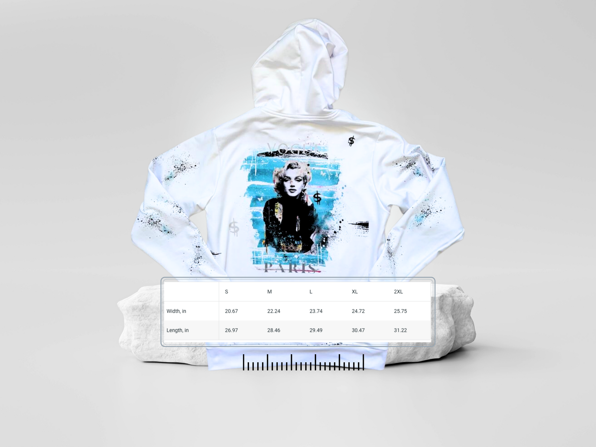 Marilyn monroe off white sales hoodie