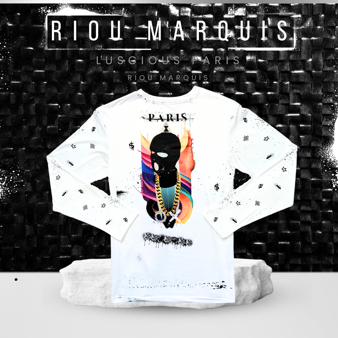 The RIOU Marquis-Designer Long-Sleeve Style Luscious Paris Streetwear Fashion Luxury Shirt-Lavish Collection