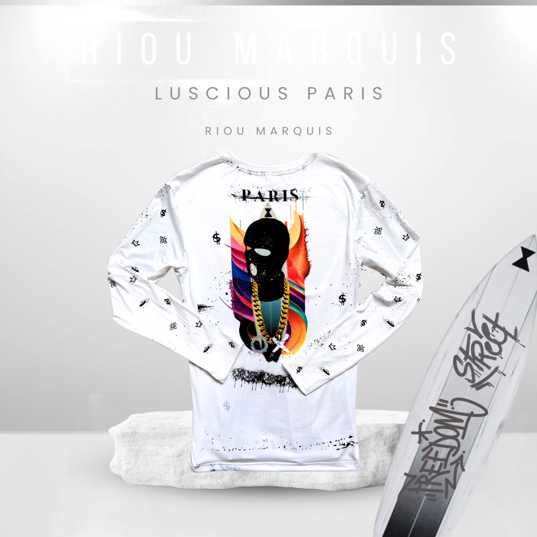 The RIOU Marquis-Designer Long-Sleeve Style Luscious Paris Streetwear Fashion Luxury Shirt-Lavish Collection