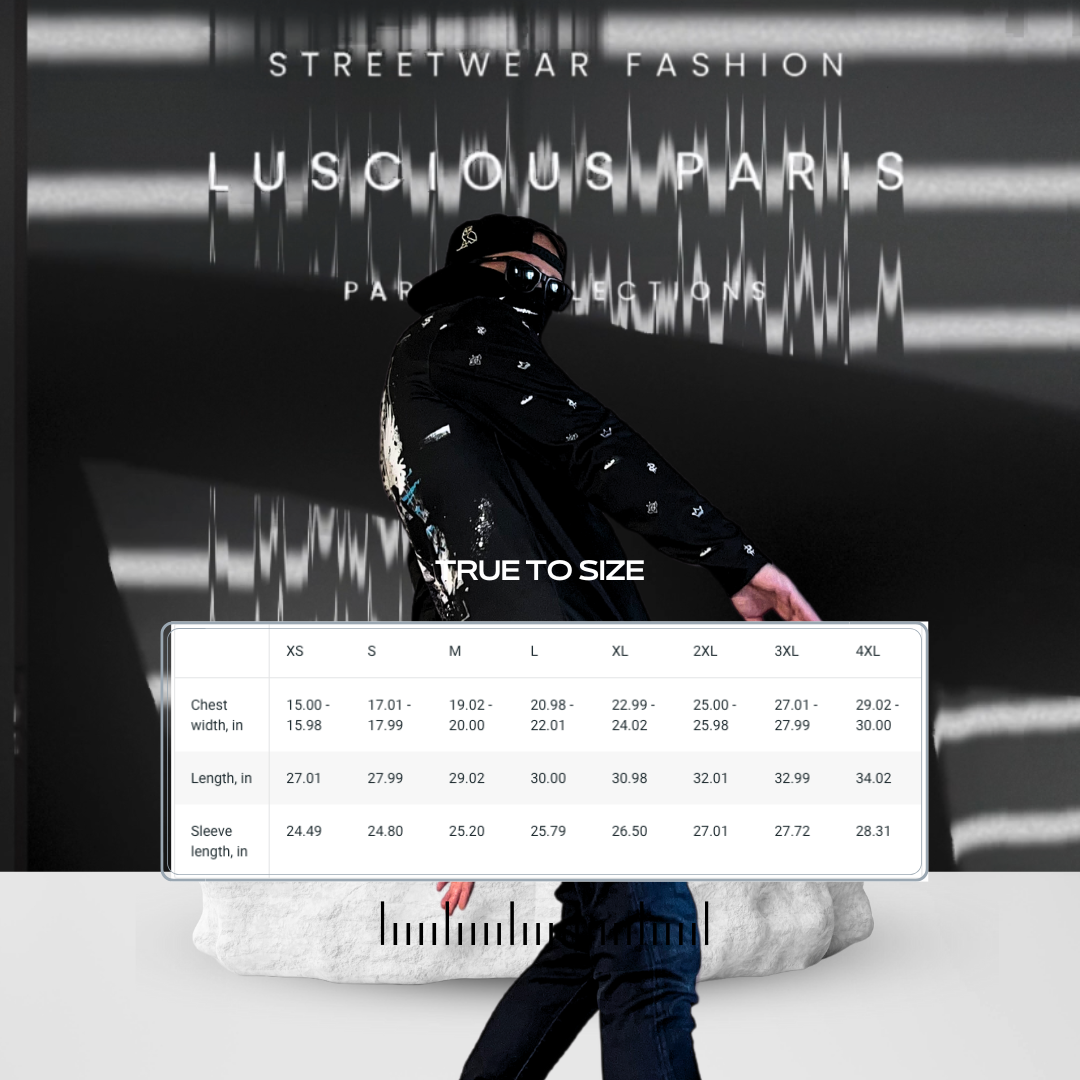 Paris Cobain -Nirvana Inspired Luscious Paris Lavish Designer Long Sleeve Streetwear Fashion Style Chronology Shirt