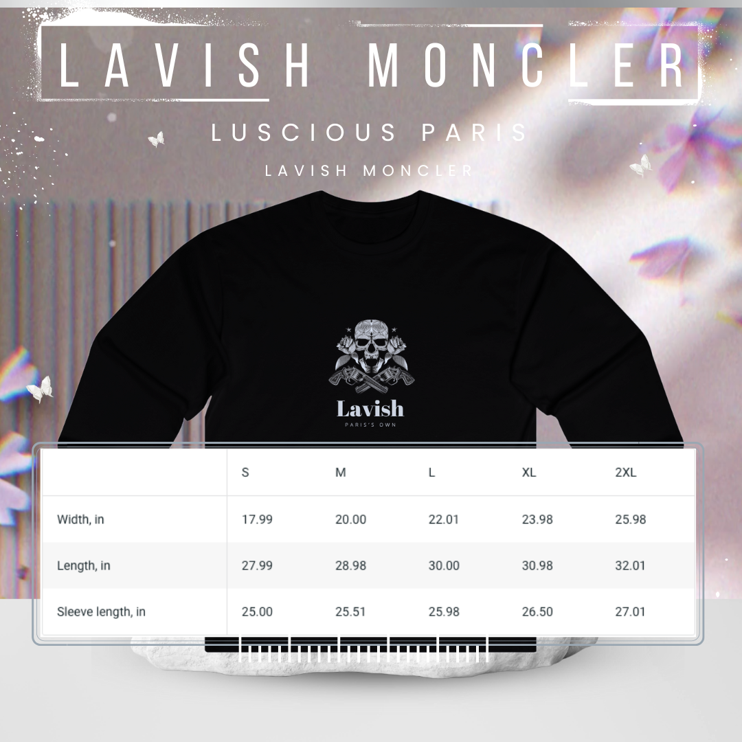 Lavish Moncler Vintage Style Luscious Paris Luxury Fitted Black Designer Long Sleeve Streetwear Fashion Timeless Shirt