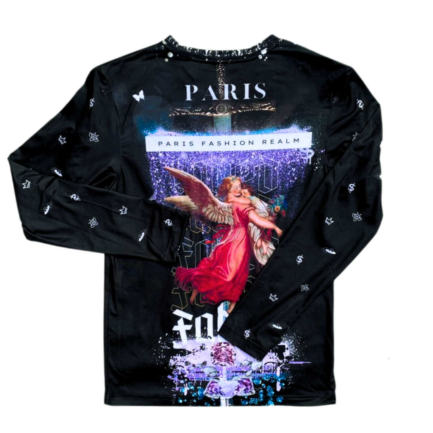 JADED Long-Sleeve Designer Black Style-Lavish Collection Luxury StreetWear Fashion Luscious Paris Shirt