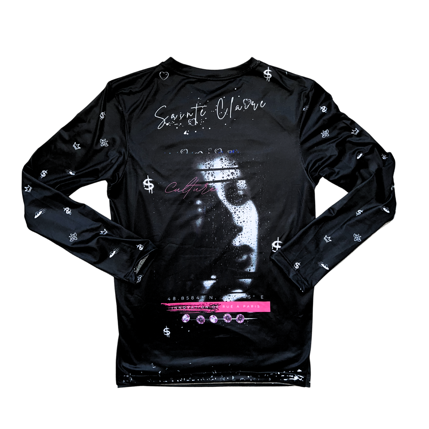 Sainte Claire - Designer Long-Sleeve Style Luscious Paris Streetwear Fashion Luxury Shirt-Lavish Collection