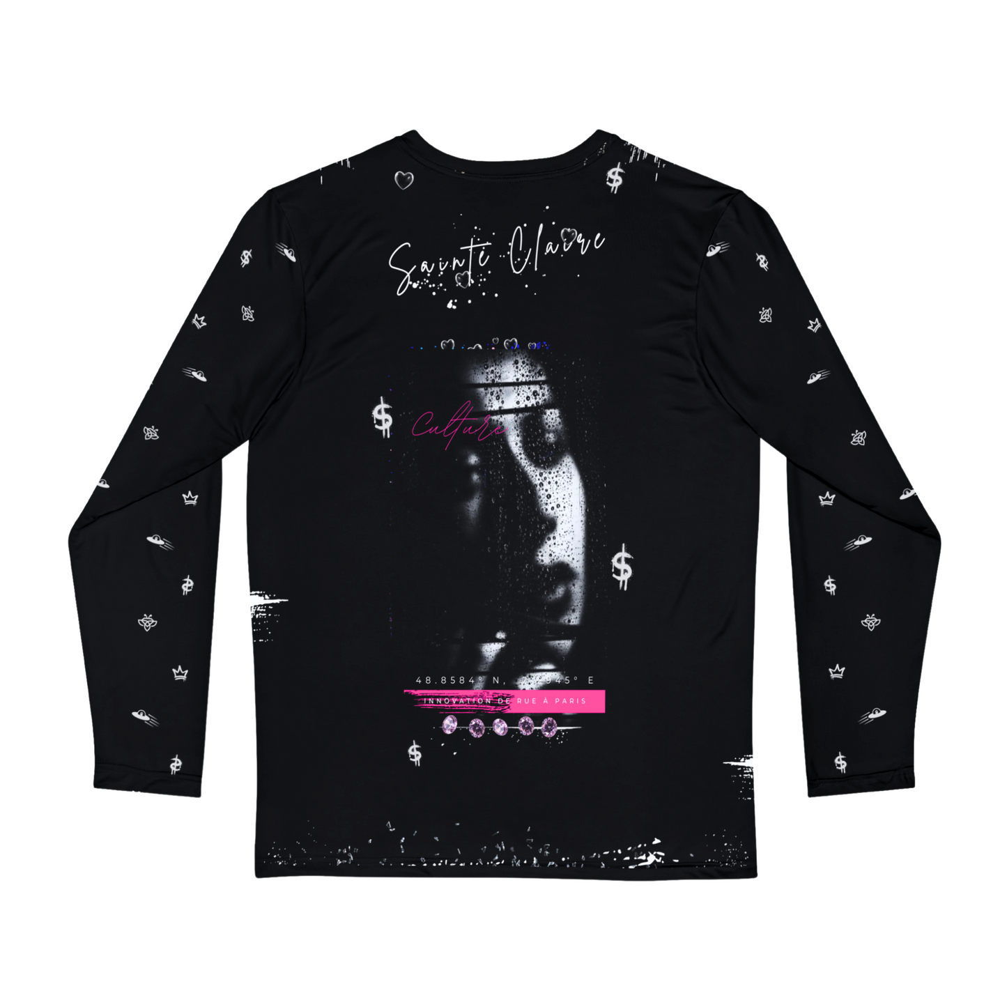 Sainte Claire - Designer Long-Sleeve Style Luscious Paris Streetwear Fashion Luxury Shirt-Lavish Collection