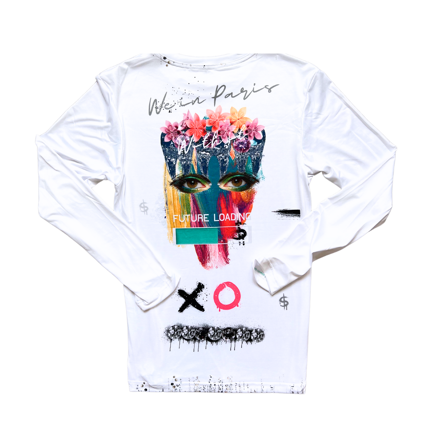 We In Paris With It- Designer Long-Sleeve Style Luscious Paris Streetwear Luxury Fashion Shirt-Lavish Collection