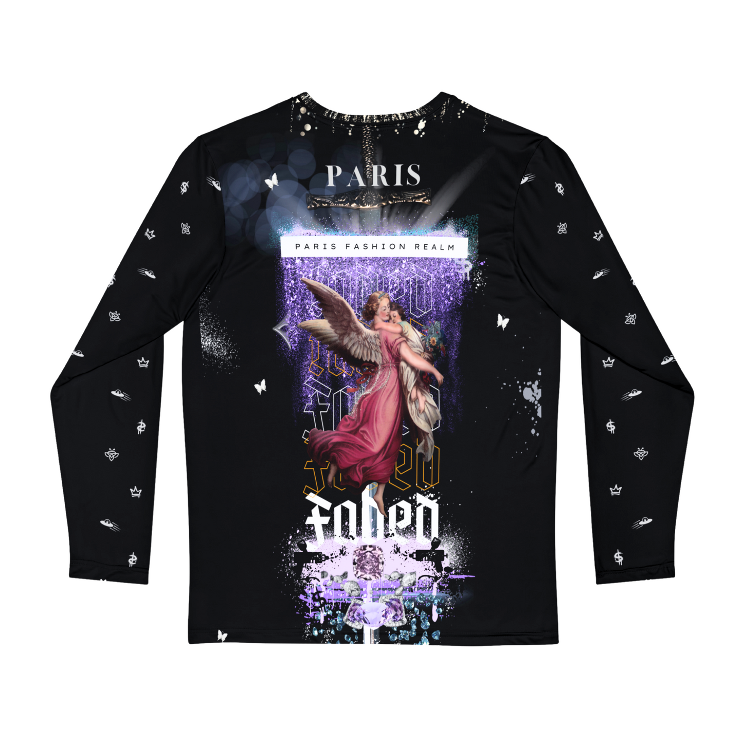 JADED Long-Sleeve Designer Black Style-Lavish Collection Luxury StreetWear Fashion Luscious Paris Shirt