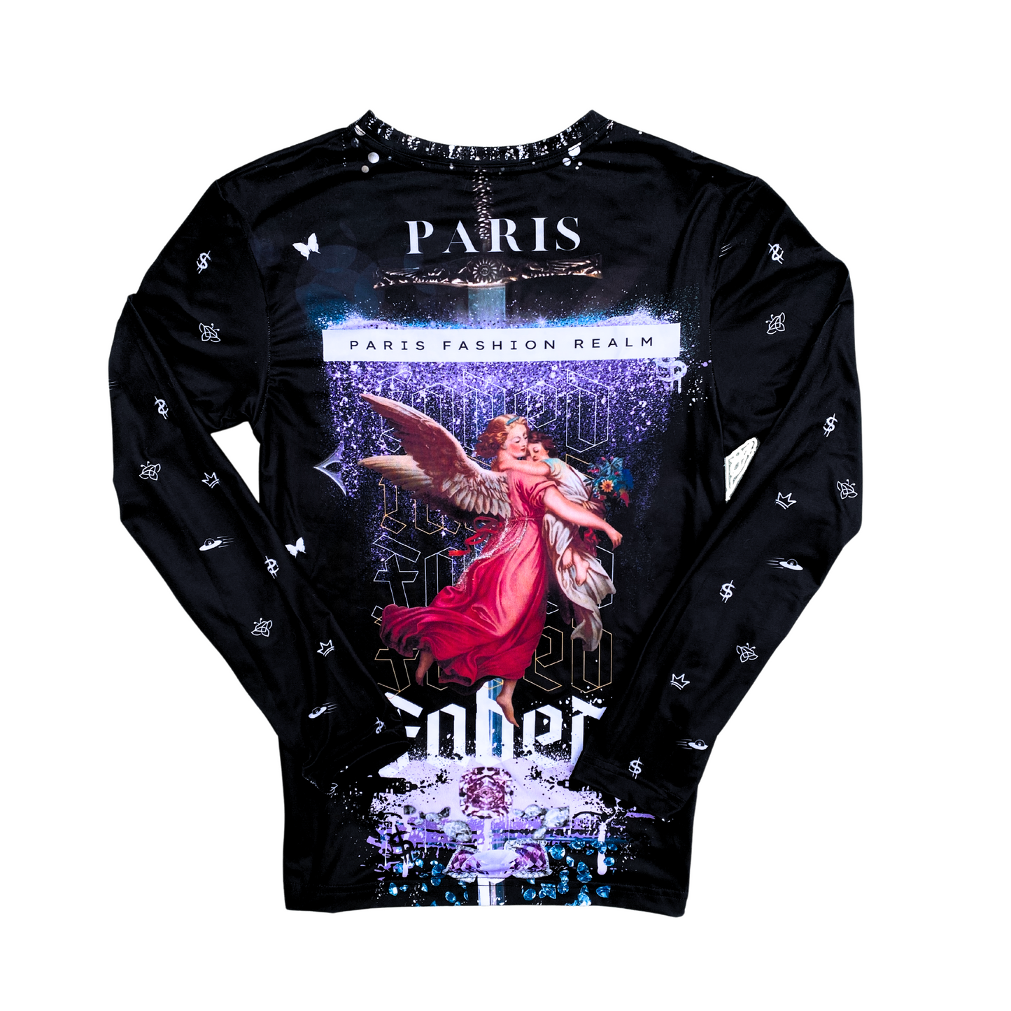 JADED Long-Sleeve Designer Black Style-Lavish Collection Luxury StreetWear Fashion Luscious Paris Shirt