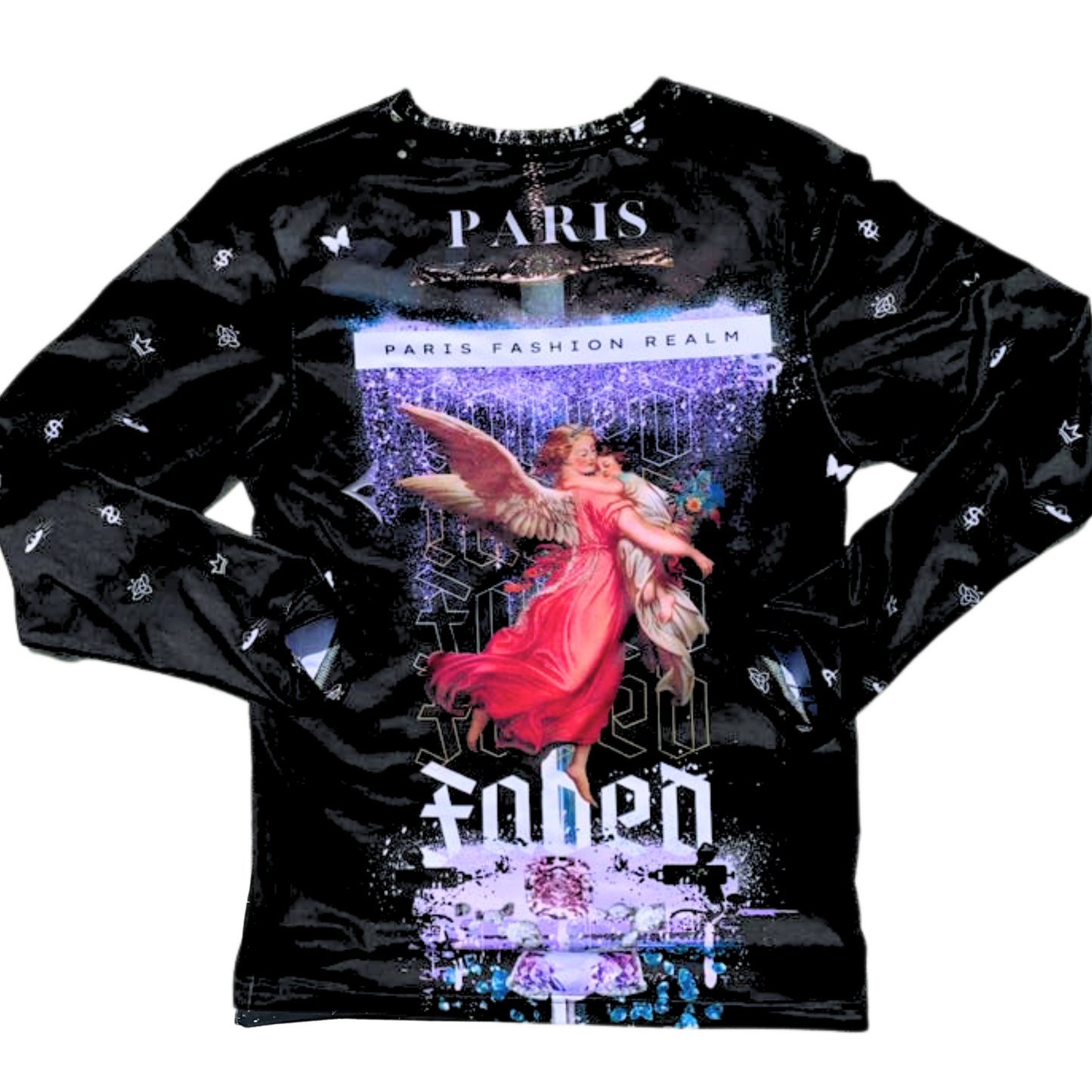JADED Long-Sleeve Designer Black Style-Lavish Collection Luxury StreetWear Fashion Luscious Paris Shirt