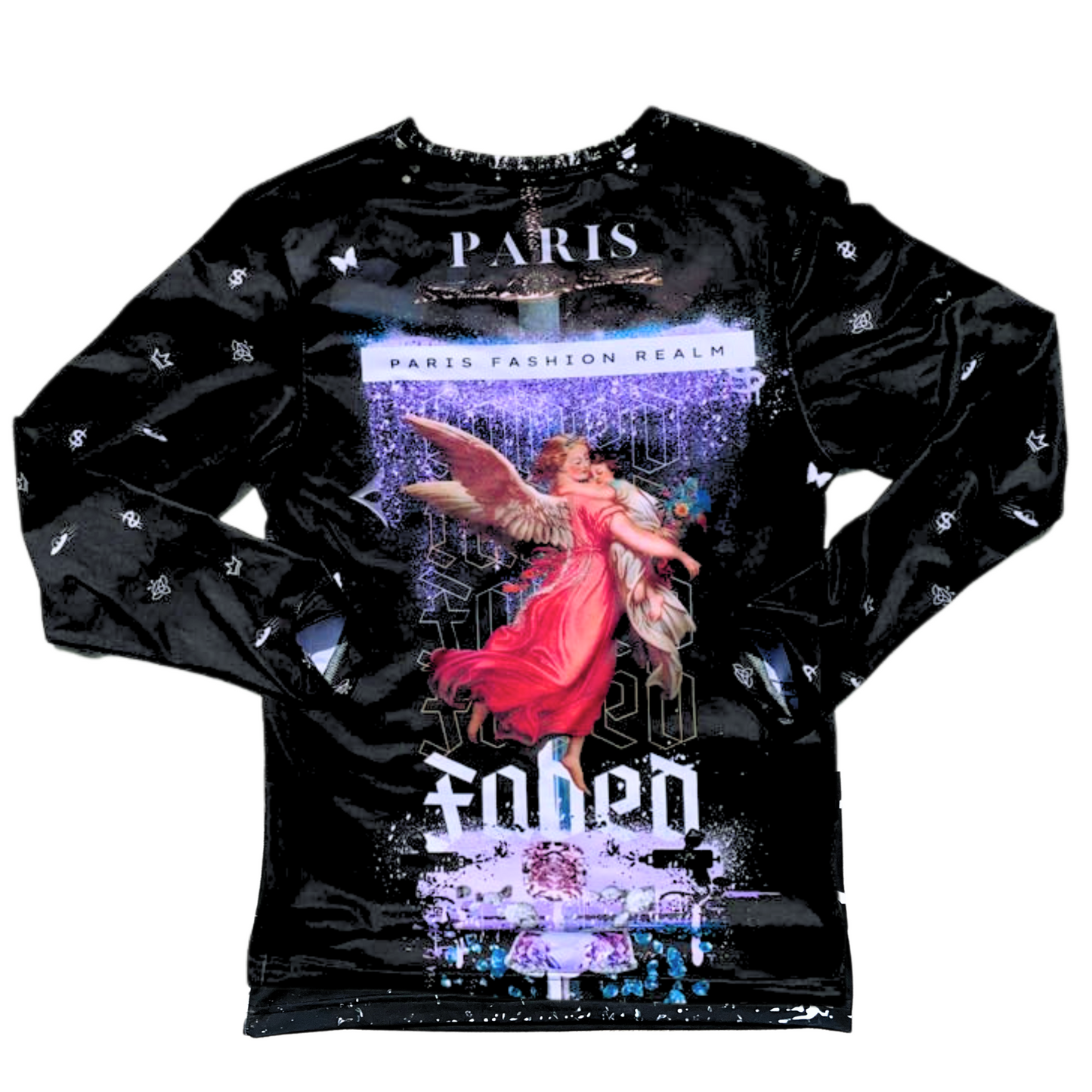 JADED Long-Sleeve Designer Black Style-Lavish Collection Luxury StreetWear Fashion Luscious Paris Shirt