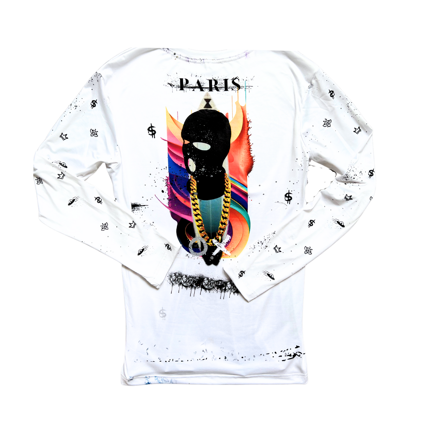 The RIOU Marquis-Designer Long-Sleeve Style Luscious Paris Streetwear Fashion Luxury Shirt-Lavish Collection