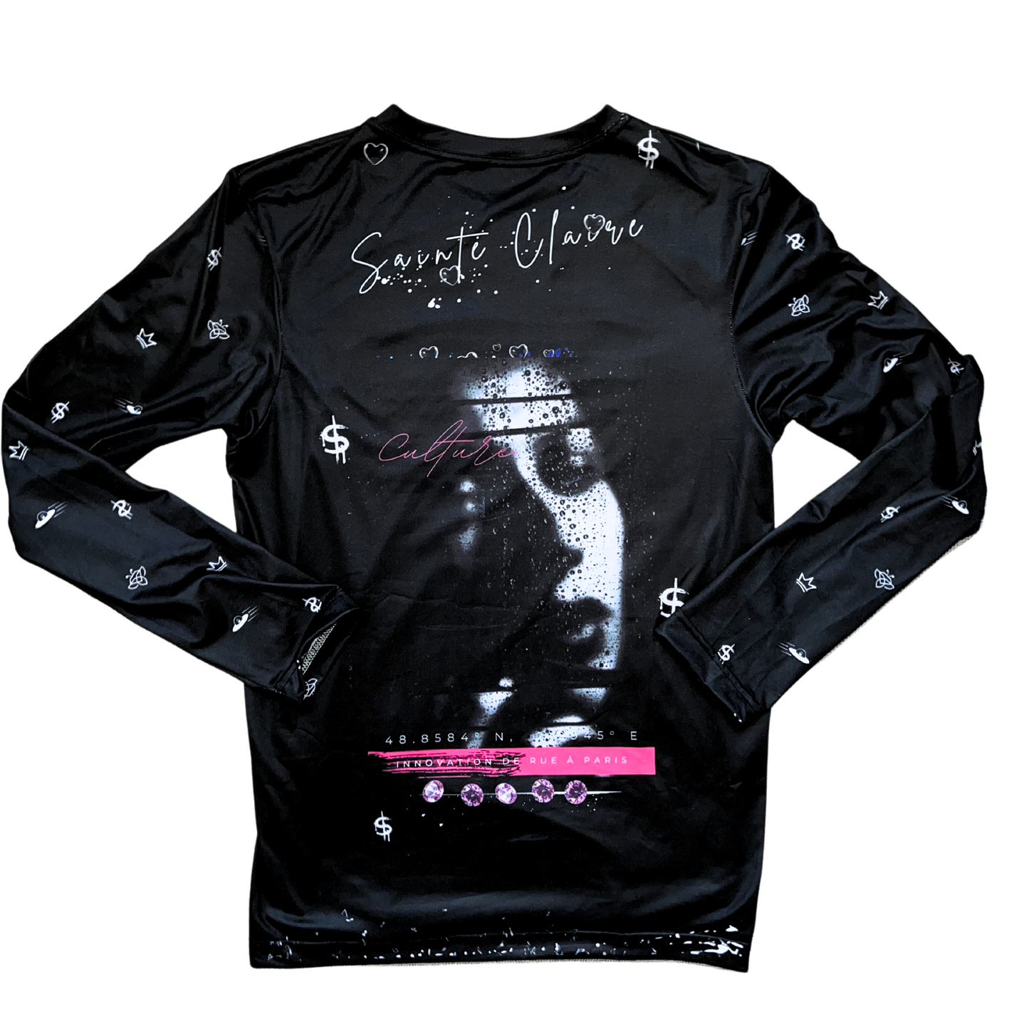 Sainte Claire - Designer Long-Sleeve Style Luscious Paris Streetwear Fashion Luxury Shirt-Lavish Collection