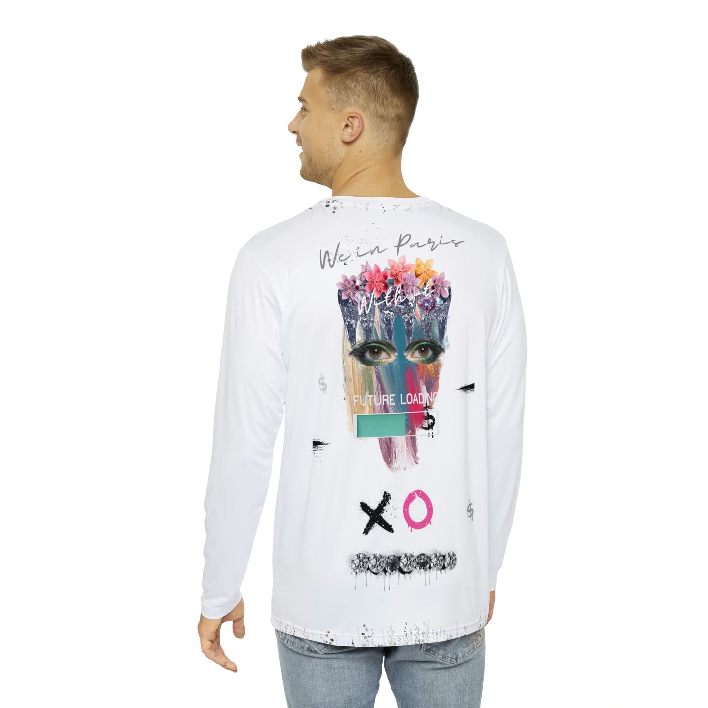 We In Paris With It- Designer Long-Sleeve Style Luscious Paris Streetwear Luxury Fashion Shirt-Lavish Collection