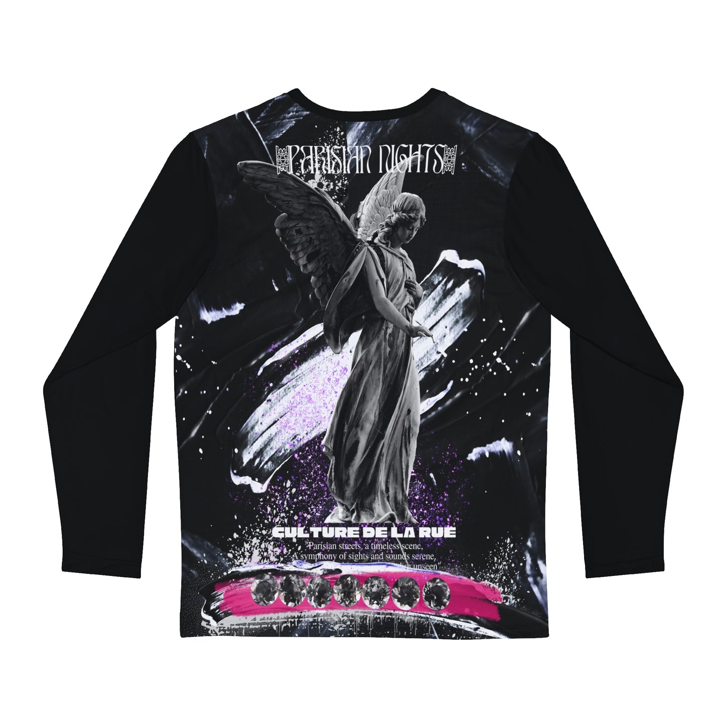 PARISIAN STREETS - Designer Long-Sleeve Style Luscious Paris Streetwear Fashion Luxury Shirt-Lavish Collection